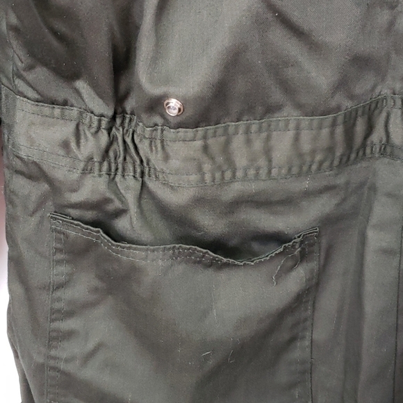 Vintage Sears Insulated Work Shop Coverall Overalls Olive 44R Chest 52 waist 42 - Picture 3 of 13